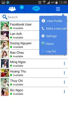 gtChat for Google chat, talk android App screenshot 1